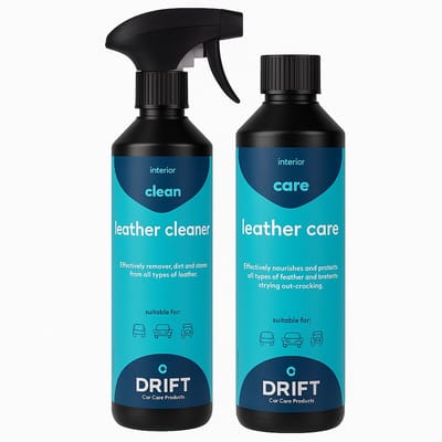 Leather Care Package - Leerverzorgingspakket - Leren Autointerieur Verzorgen - leer cleaner 500ml - leer verzorging 500ml