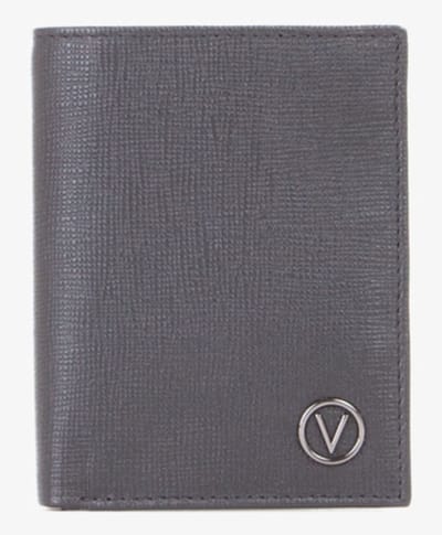 VALENTINO Leren Portemonnee Mandrin Wallet Nero Zwart