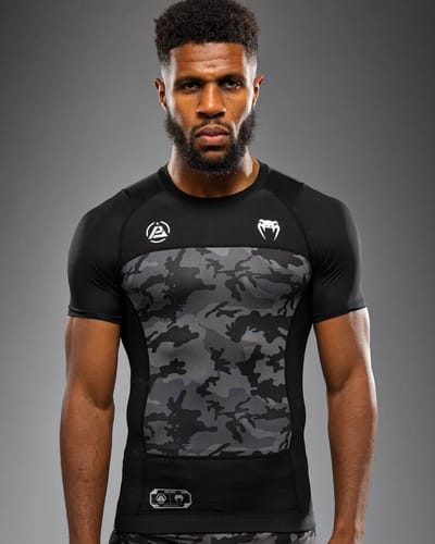 Venum x Polaris Rash Guards Camo Zwart Storm Grijs - S