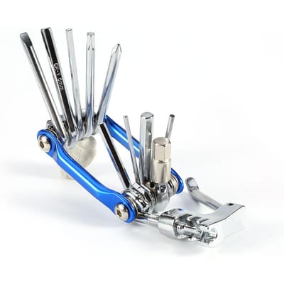 11in1 Transformers Fietsreparatietool Fiets Zak Multifunctioneel Opvouwbaar Gereedschap gray