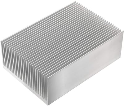 Aluminium Koellichaam Heatsink voor High Power Elektronische Apparaten 100mm x 69mm x 36mm