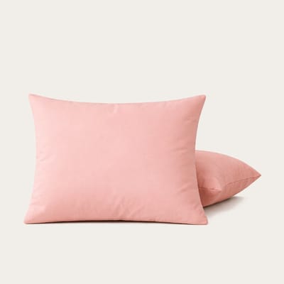 HappyBed Premium Kussenslopen Vintage pink 60x70 cm - kussensloop set 2 stuks - 100% Katoen - Kussensloop met hotelsluiting - Ultieme slaapcomfort