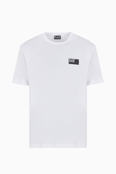 Ea7 Emporio Armani 6dpt02-pjvpz T-shirt Met Korte Mouwen Wit XS Man