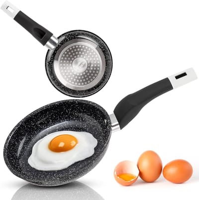 Inductie braadpan met antiaanbaklaag - Graniet gecoate aluminium pan - 28 cm