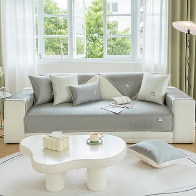 Coole Zomer Bankhoes Luxe Antislip Bankhanddoek voor Woonkamer Anti Kattenkrab Huisdier Hond Kind Mat Huisdecoratie 70x70cm
