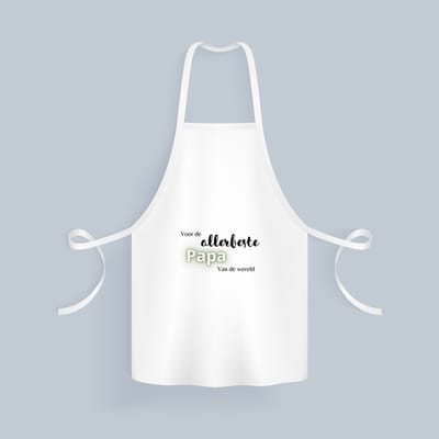 Akyol - voor de allerbeste papa van de wereld Keukenschort - Papa - de beste vader - vader cadeautjes - vaderdag - verjaardagscadeau - verjaardag - cadeau - geschenk - kado - gift - vader artikelen - 82 bij 71 cm