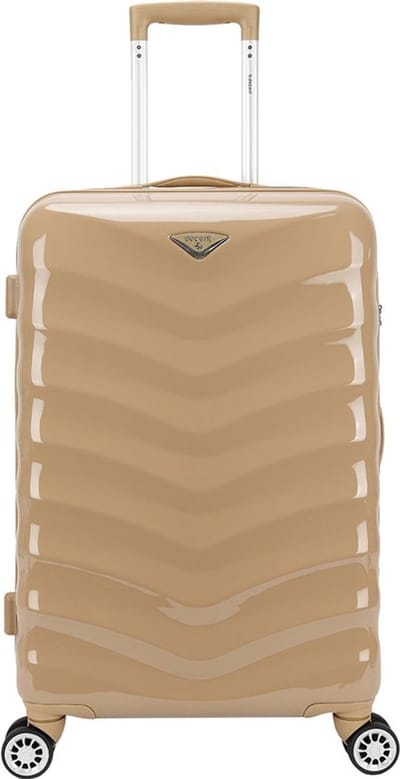 Decent EXCLUSIVO-ONE Middelmaat koffer 67x43x26 – Reiskoffer met wielen - Lichtgewicht koffer – Reiskoffer midden - Veilig TSA Cijferslot – Zand