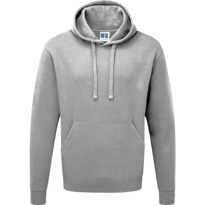 Russell Heren Authentieke Hooded Sweatshirt / Hoodie (Licht Oxford)