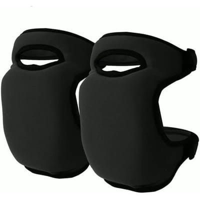 1 paire de genouillères en mousse souple pour le travail, rembourrage de soutien du genou pour le jardinage, nettoyage, protection, genouillère de Sport, constructeur de sécurité sur le lieu de travail noir