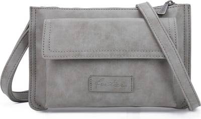 Fritzi aus Preußen Schoudertas Vintage Fritzi45 Crossbody Rock Grijs
