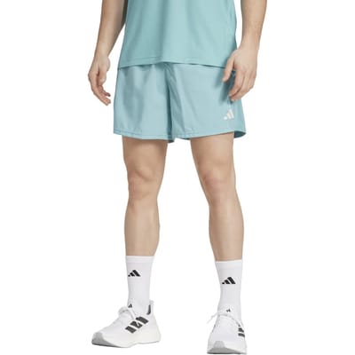 Adidas Performance Unisex Own The Run Shorts Maat: M 13 CM | Korte Broeken Outlet | Unisex | Blauw
