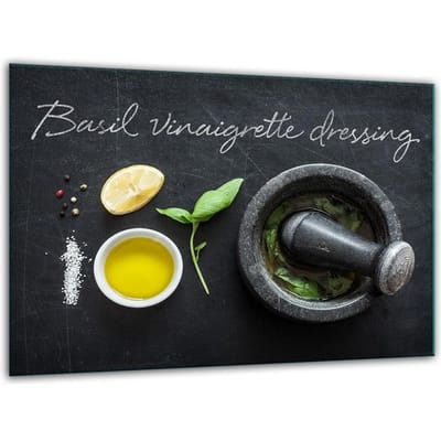 TMK ArtDeko - Snijplank - Geharde Glas - 30x22 cm - Antislip