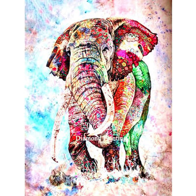 5D Diamant Schilderij Olifant Volledige Ronde Boor Dier Nieuwe Collectie Diamant Borduren Home Decor 40X50CM