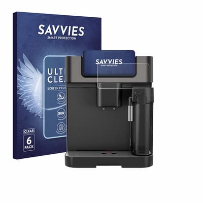 Savvies - Screenprotector voor Grundig KVA 7230 - Folie Beschermfolie transparant 6 Stuks
