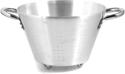 Kookpan met Handvatten - Pastapan Sauspan - Pasta Koken - Conische Vorm - 32 cm - Grijs