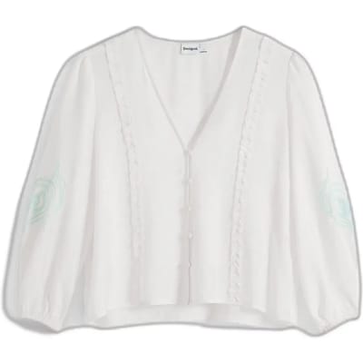 Vrouwenblouse Desigual Hoja