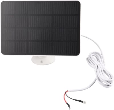 Zonnepaneel Oplader - Camera Stroom - Deurbel Opladen - 10W Vermogen - 3.8 Meter Kabel - Zwart