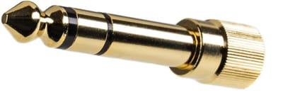 Fame 6,35mm Adapter M5 voor Kopfhörer - Koptelefoon kabel - Vergulde contacten