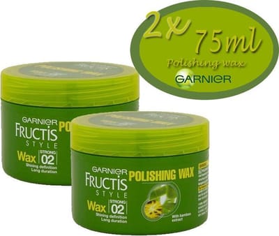 2x Garnier fructis style wax 02- 75ml