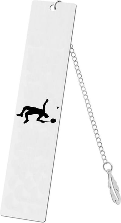 Akyol - badminton boekenlegger - Badminton - sporten - inclusief kaart - sport cadeau - sporten - leuk kado voor je sporter om te geven