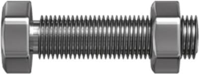 Tapbout met moer M5x16 gegalvaniseerd 20 stuks. I-FIX.