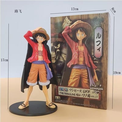 Spot Chapeau de Paille One Piece Enfant Chasse au Trésor Cape Luffy Ornement Figurine Faite à la Main Cadeau de Surprise d'Anniversaire Ornement black