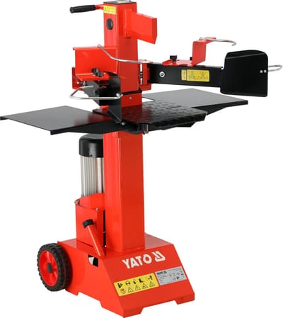 YATO YT-8 Ton Verticale Houtklover - Elektrische Hydraulische Klover - 3000W - Voor Boomstammen tot 55 cm - S6 40% Continu-Modus