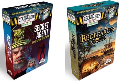Escape Room Uitbreidingsbundel - 2 Stuks - Uitbreiding Redbeard's Gold & Uitbreiding Secret Agent