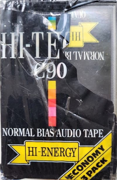 3-pack cassettebandjes Hi-Tech C90 Normal Bias Audio Tape (RETRO)