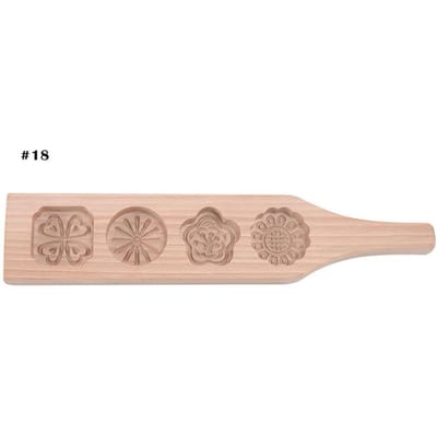 Houten Gebaksvorm Mungbonen Cakevorm Bakgereedschap 3d IJs Diy Keuken Huishoudelijke Producten Een Snack Accessoires Feestcadeau 7-8cm&2.3cm