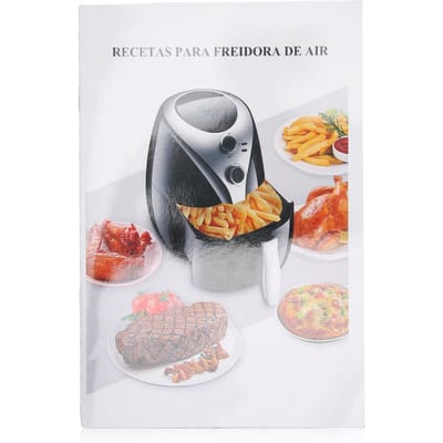 Airfryer kookboek 32 recepten kleurenfoto's Praktisch voedsel frituurkookboek voor beginners en gray