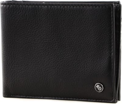 MANDARINA DUCK Leren Portemonnee Downtown Wallet Black Zwart