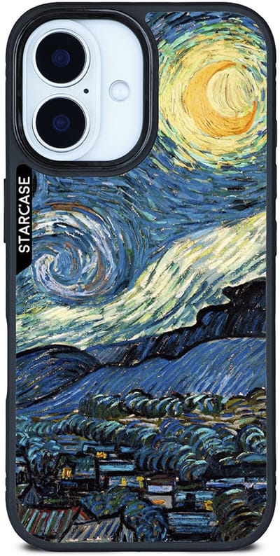 iPhone 16 hoesje - magsafe hoesje / Starcase Sterrennacht / Starry Night / iPhone hoesje met Magsafe