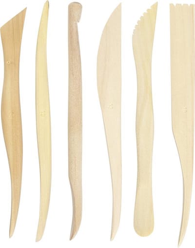 Modelleer gereedschapset, l: 15 cm, 6stuks