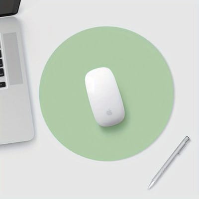Ronde Muismat Eenzijdig Effen Kleur Universele Antislip Pad Muismat Geschikt voor Laptop Kantoor Gaming Muismat