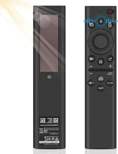 Vervangende afstandsbediening voor Smart TV, BN59-01385A, Zonne-oplaadbare stemafstandsbediening, Compatibel met 2021-2023 modellen