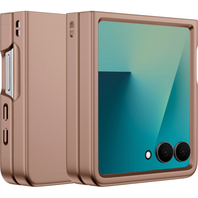 ShieldCase Roségoud Telefoonhoesje geschikt voor Samsung Galaxy Z Flip 7 – Roségoud Telefoonhoesje – Dunne & Flexibele Softcase – Schokbestendige Backcover – Slank Design voor Z Flip7