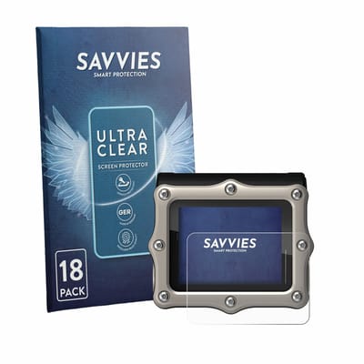Savvies - Screenprotector voor Shearwater Perdix 3 - Folie Beschermfolie transparant 18 Stuks