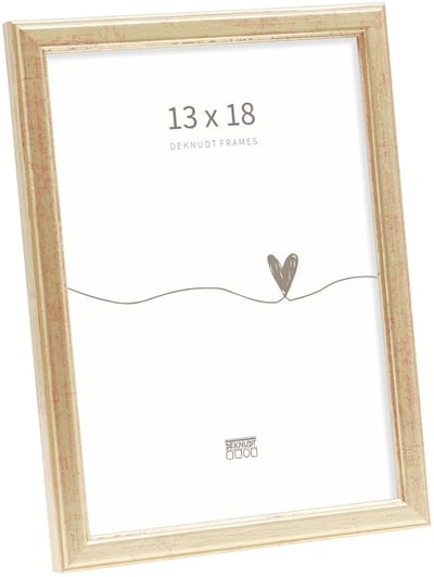 Deknudt Frames fotolijst S236A1 - goudkleurig hout -  foto: 13x18 cm