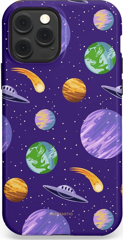 Casetastic Hoesje Geschikt voor Apple iPhone 12/12 Pro Magsafe - Stijlvolle Beschermende Duo-layer Case - Ufo verkeer