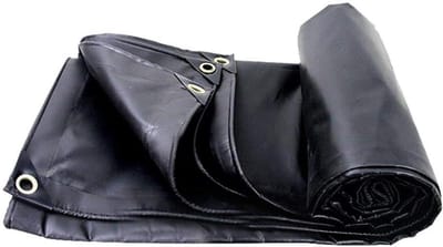 Dekzeil Waterdicht - Tarp Sheet - Buiten Beschermen - UV Bestendig - 2x1.5 Meter - Zwart
