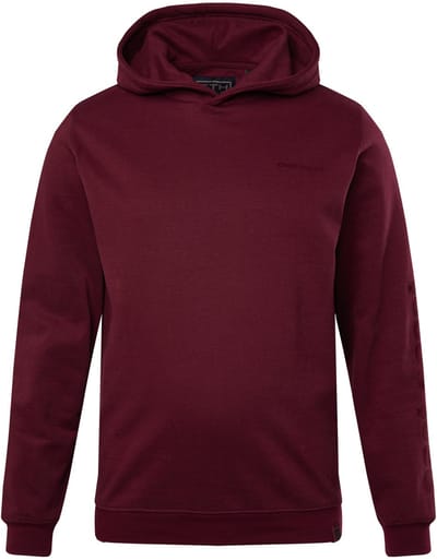 STHUGE - Heren - Hoodie capuchon - Wijnrood - Maat XL