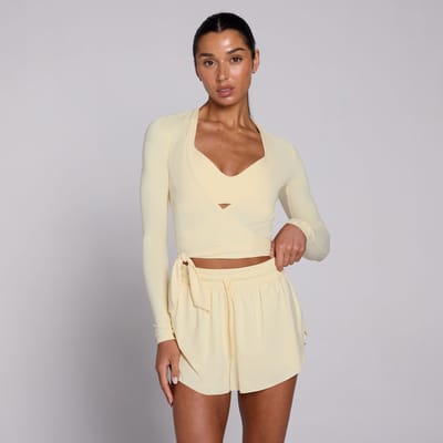 MP Dames Tempo Wrap Top - Butter - L