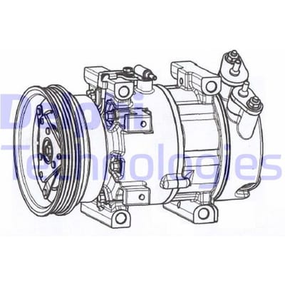 Compressor airconditioning DELPHI CS20533