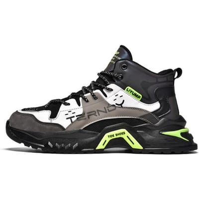 Abhoth Hardloopschoenen Heren Sneakers Vier Seizoenen Comfort Lichtgewicht Outdoor Slijtvast Antislip Wandelschoenen Verhoog Zapatillas 44 black