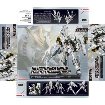 RG 1/144 Nu Rx-93 Titaniumlegering Verzilverde Versie Assemblagemodel Kit Actiefiguren Met Twin Fin Funnels Trendy Speelgoed Verrassingscadeau gray