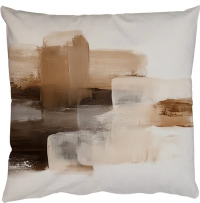 Sierkussens - Kussentjes Woonkamer - 50x50 cm - Penseelstreken - Abstract landschap - Rust