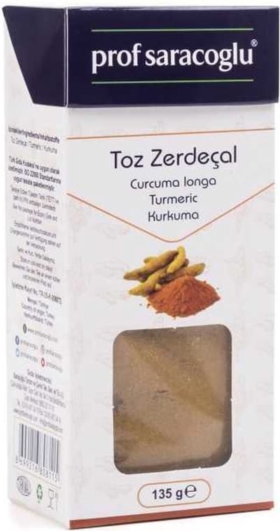 Prof Saracoglu Kurkuma poeder (Curcuma longa) - 135 g