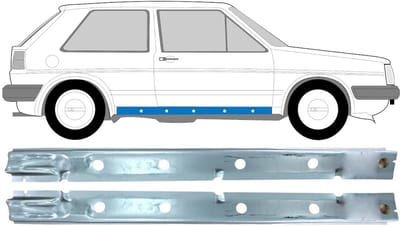 Reparatie dorpel voor Volkswagen Golf 2 1982-1992 / Links + Rechts / Set