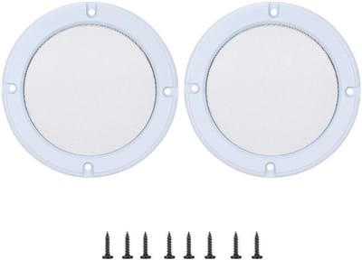 Luidsprekerrooster 2 stuks - 5 inch decoratieve cirkel voor subwoofer - audio luidspreker grill afdekking voor bescherming van luidspreker